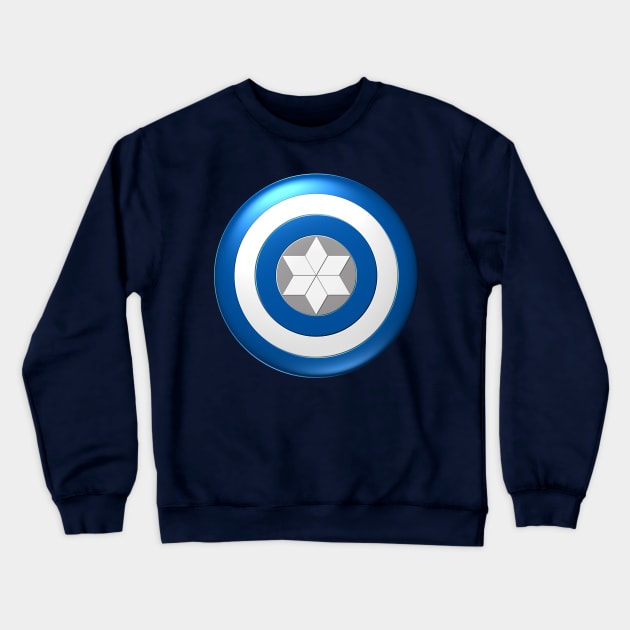 Captain Chanukah Shield 2.0 Crewneck Sweatshirt by IORS